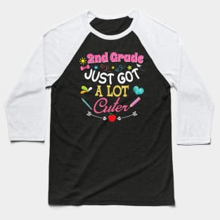 2nd Grade Just Got A Lot Cuter Second Back To School Kid Baseball T-Shirt